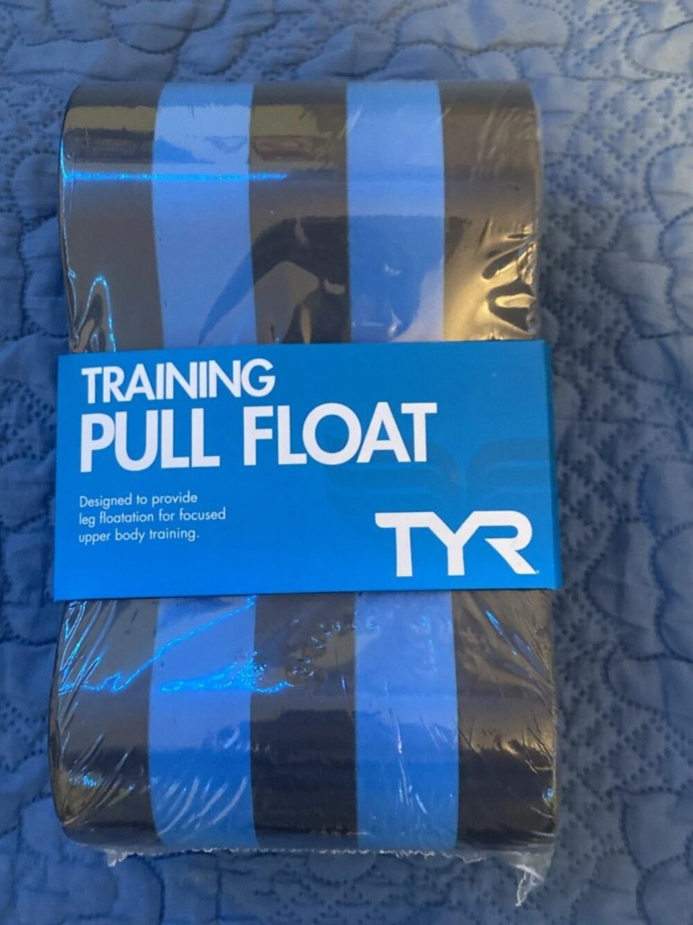 TYR Classic Pull Float for Upper Body Swimming Training Black / Blue NEW SEALED